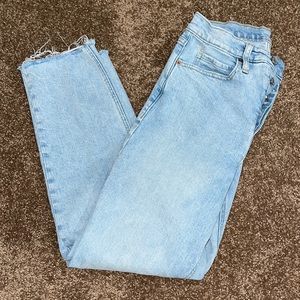 Raw Cut Mom Jeans